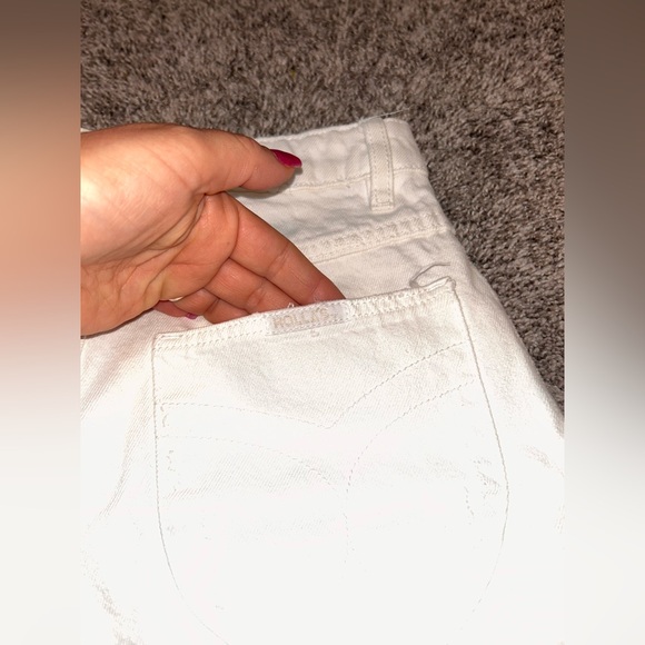 Rolla's Duster Shorts High Rise Slim Layla White Size 26 - Picture 7 of 8